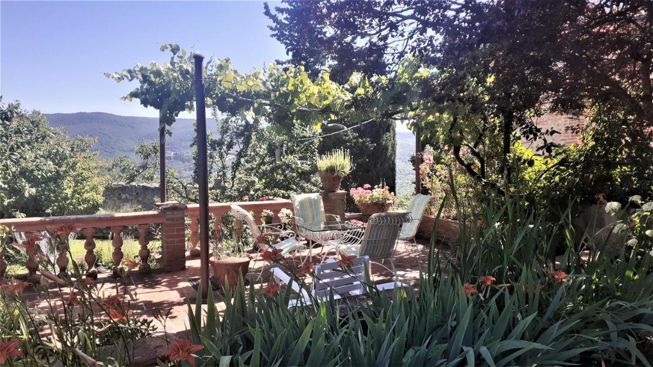 Casa Di Leo With Pool Vila Radicondoli Exterior foto